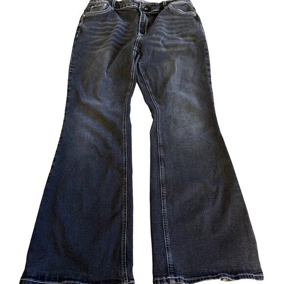 Bloom Chic Women's Sz 16 Washed Black Boot Cut Jeans - Picture 1 of 5